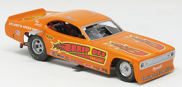 Atlantis Models M8277 1/32 Tom Daniel RRRRip Off Funny Car Snap Model Kit