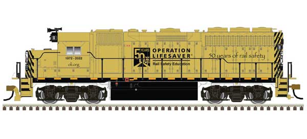 Atlas 10004050 HO Scale EMD GP40 Operation Lifesaver 50th Anniversary - DC