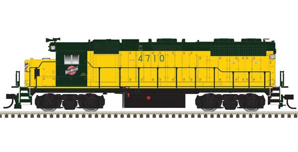Atlas 10004055 HO Scale EMD GP38 Chicago & North Western CNW 4705 - DC