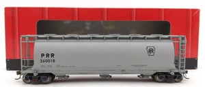 Atlas 1935 HO Scale 3 Bay Cylindrical Covered Hopper PRR - NOS