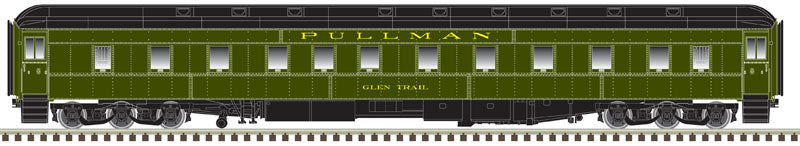 Atlas 20005107 HO Scale Pullman 6-3 Sleeper Glen Vista (Santa Fe Service)