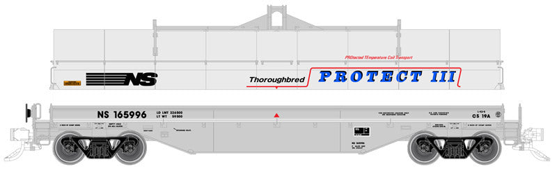 Atlas 20005611 HO Scale 42' Coil Car Norfolk Southern Protect III NS 165945
