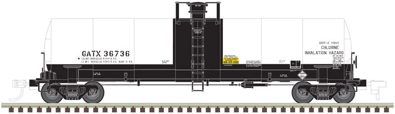 Atlas 20005625 HO Scale ACF 17,360 Gallon Tank GATX 36755