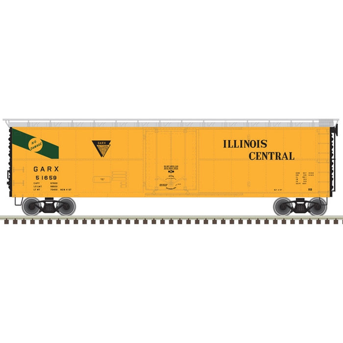 Atlas 20005797 HO Scale 50' GARX Reefer Illinois Central 51655