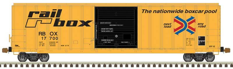 Atlas 20006218 HO 50' FMC 5077 Single Door Boxcar Railbox RBOX 18033
