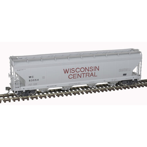 Atlas HO Scale ACF 5250 Covered Hopper Wisconsin Central WC
