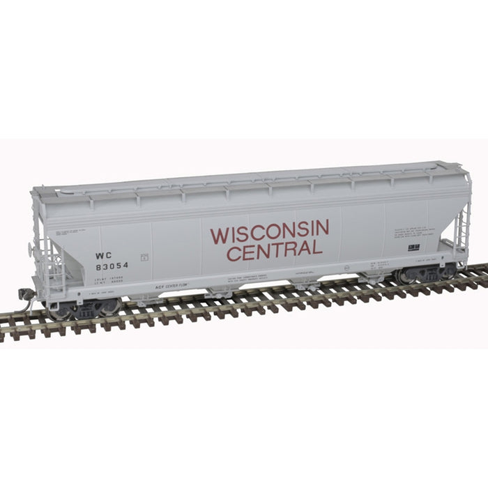 Atlas HO Scale ACF 5250 Covered Hopper Wisconsin Central WC