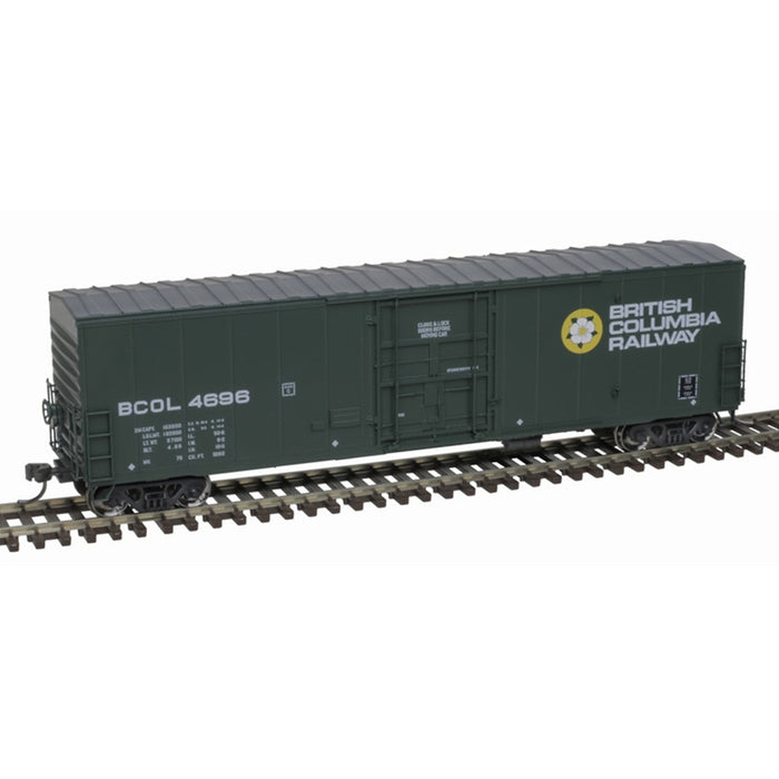 Atlas HO Scale NSC 50' Newsprint Boxcar British Columbia Railway BCOL