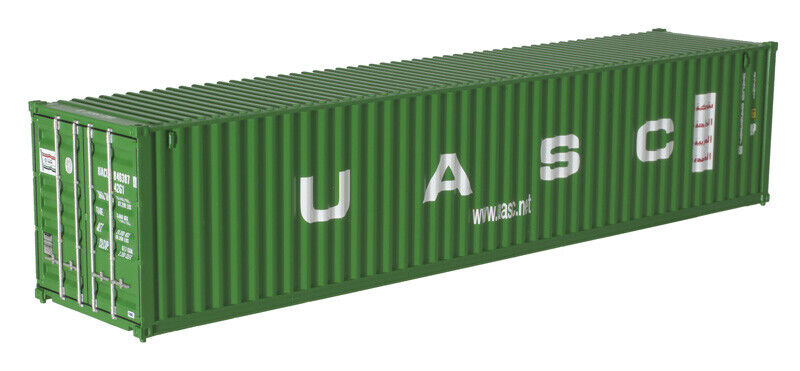 Atlas 20006547 HO Scale 40' Container United Arab Shipping Co. UACU Set #1 (3 Pack)
