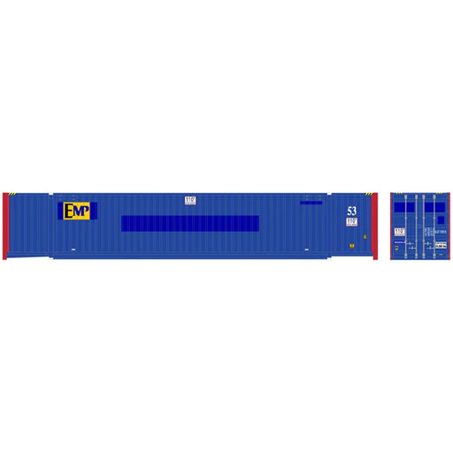 Atlas 20006666 HO Scale Jindo 53' Container EMP ex-Pacer Set 2 (3 Pack)