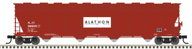 Atlas 20006734 HO Scale 5701 Covered Hopper Alathon ALAX 36809