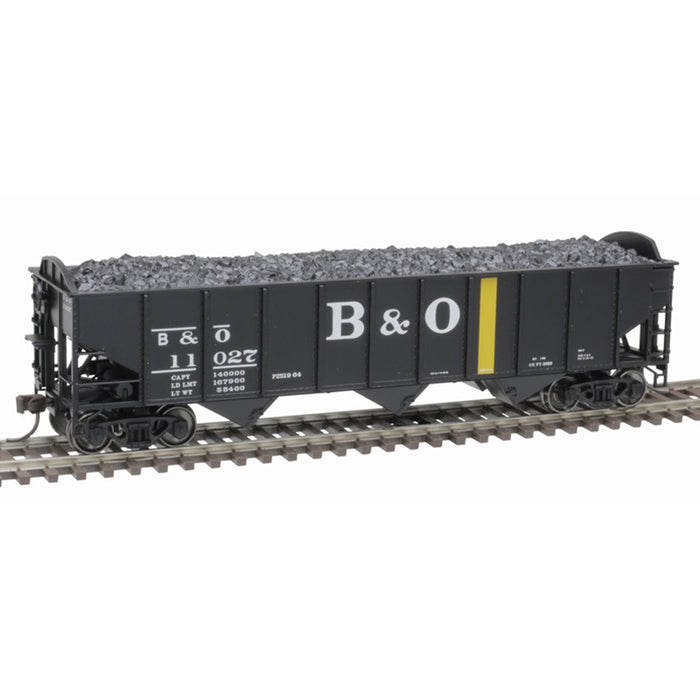 Atlas 20006911 HO AAR 70 Ton 9 Panel 3-Bay Hopper Baltimore & Ohio B&O 10389