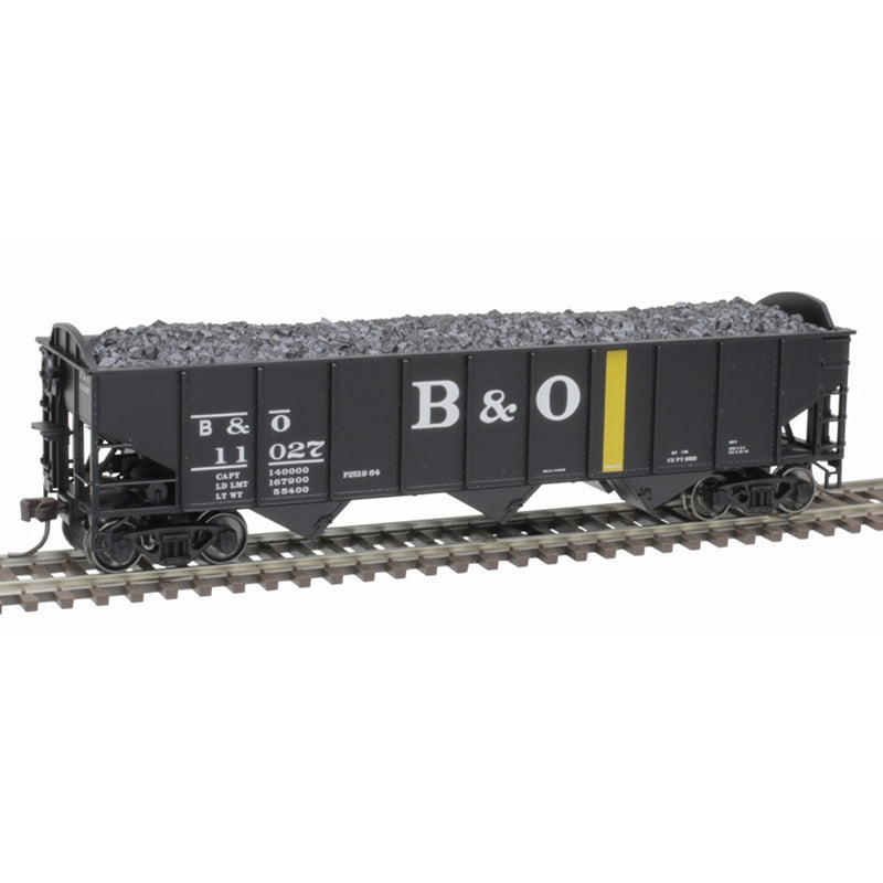 Atlas 20006913 HO AAR 70 Ton 9 Panel 3-Bay Hopper Baltimore & Ohio B&O 11137