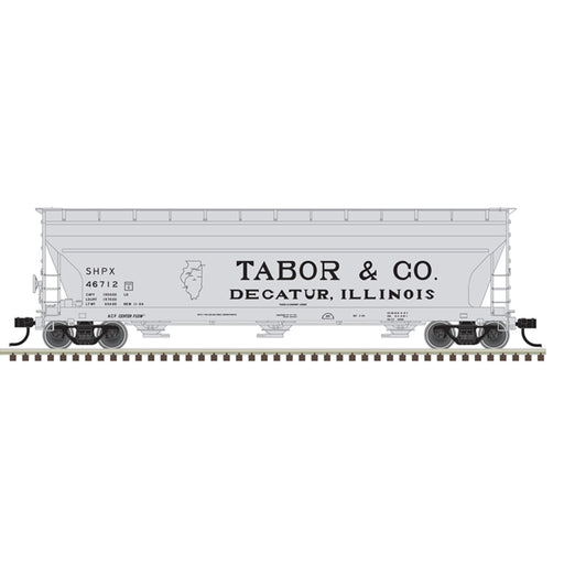 Atlas 20006941 HO Scale ACF 4650 Covered Hopper Tabor & Co SHPX 46725
