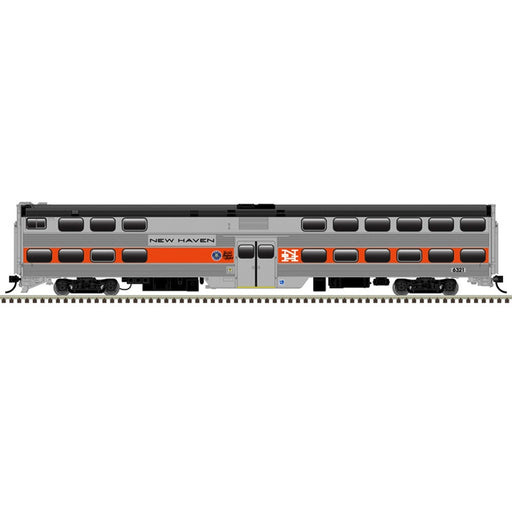 Atlas 20008036 HO Scale Metra Commuter Type 8500 Cab Car / Type 6000 New Haven 3-PACK