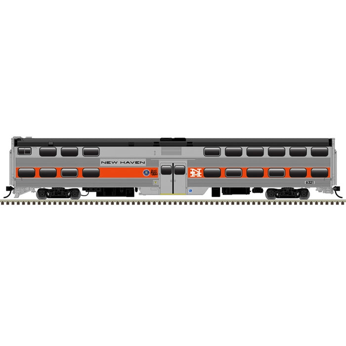 Atlas 20008036 HO Scale Metra Commuter Type 8500 Cab Car / Type 6000 New Haven 3-PACK