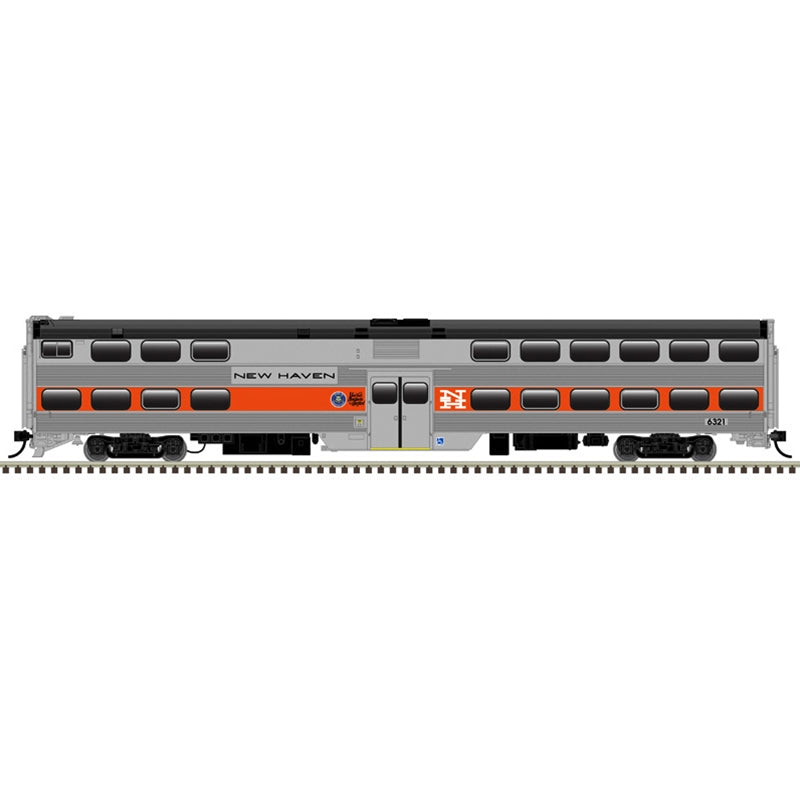 Atlas 20008042 HO Scale Metra Commuter Type 8500 Cab Car New Haven 6321