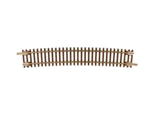 Atlas 2027 N Scale Code 55 Track 20" Radius Half Curve (6 Pack)
