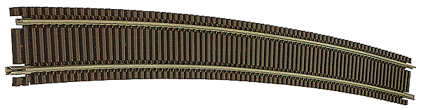 Atlas 2031 N Scale Code 55 Track 71" Radius Curve (6 Pack)