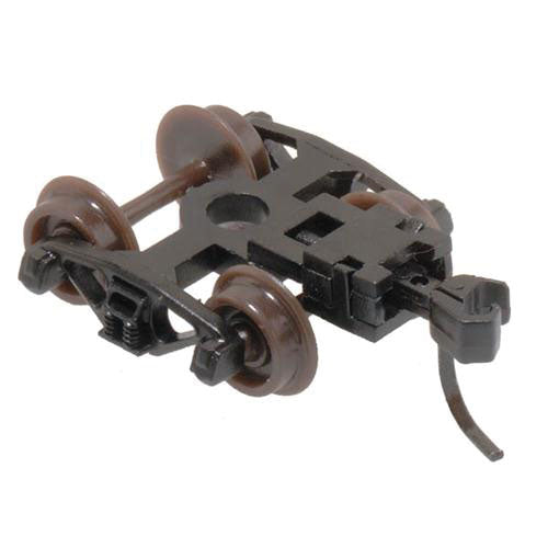 Atlas 22076 N Scale 40 Ton Friction Bearing Freight Car Trucks with Knuckle Couplers (1 Pair)