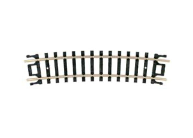 Atlas 2521 N Scale Code 80 11" Radius 1/2 Curve Track 6 Pack