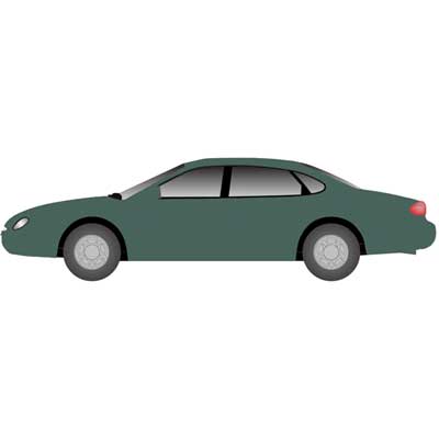 Atlas 2902 N Scale 1996 Ford Taurus 4 Door Sedan - Medium Willow Green (2 Pack)
