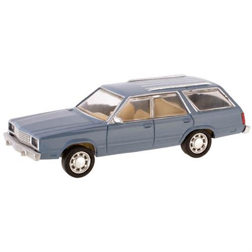 Atlas 30000039 HO Scale 1978 Ford Fairmont Wagon - Medium Blue