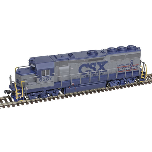 Atlas 40004743 N Scale EMD GP40-2 CSX 6487 DCC & Sound (Operation Redblock)
