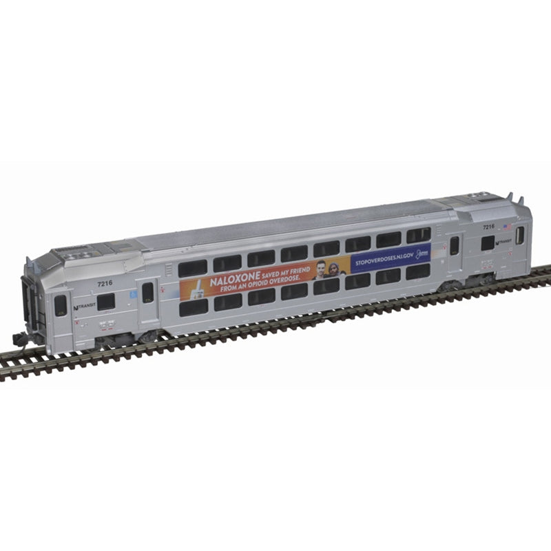 Atlas 40005752 N Scale NJ Transit ALP-45DP/A Loco 4505, Cab Car 7049 & Coach 7645 with DCC & Sound
