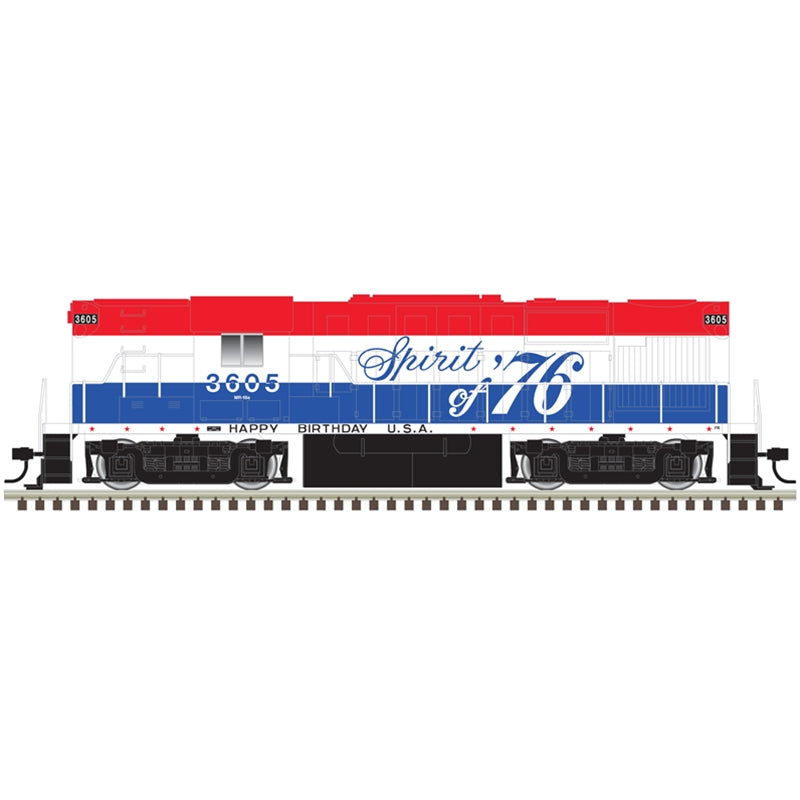 Atlas 40005869 N Scale ALCo RS11 Diesel Duluth Winnipeg & Pacific  "Bicentennial" DWP 3605 - DC