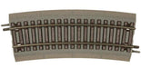 Atlas 461 HO Scale True-Track 18" Radius Half Curve Sections (4 Pack)