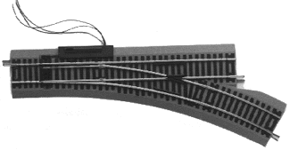 Atlas 478 HO Scale True-Track Manual Snap-Switch Left Hand