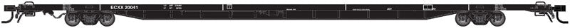Atlas 50001738 N Scale 89' TOFC Flatcar ECDC Environmental ECXX 20001