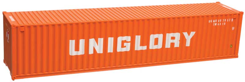 Atlas 50003858 N Scale 40' Intermodal Container 3-Pack Uniglory Set #1