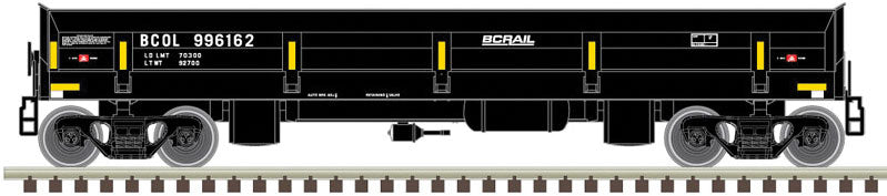 Atlas 50004577 N Scale Difco Side Dump Car British Columbia Railway BCOL 996162
