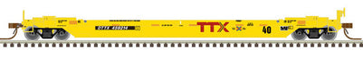 Atlas 50005298 N Scale 40' Rebuilt Well Car TTX Red Logo 59175