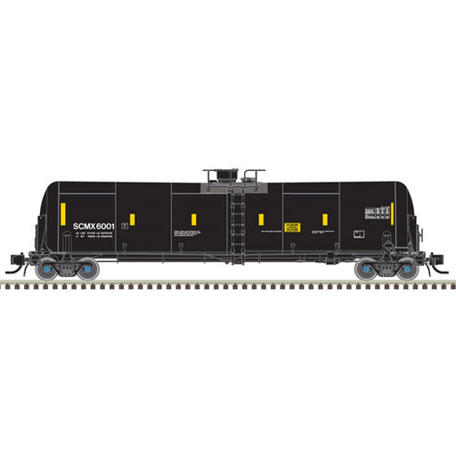 Atlas 50005823 N Scale 31,000 Gallon SCMX Tank Car with BNSF Buffer Car (6 Car Set)