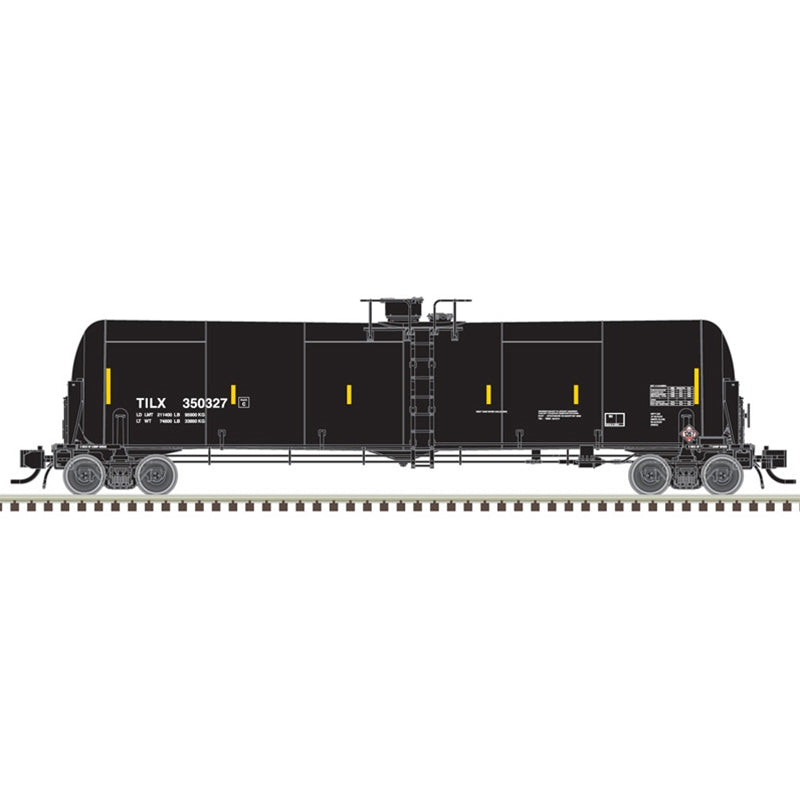 Atlas 50005825 N Scale 31,000 Gallon TILX Tank Car with BNSF Buffer Car (6 Car Set)