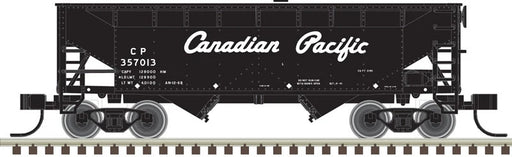 Atlas 50006122 N Scale 2 Bay Offset-Side Open Hopper Canadian Pacific CP 357018