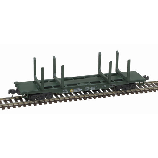 Atlas 50006280 N Scale 45' Logging Flatcar British Columbia Railway BCOL 10202