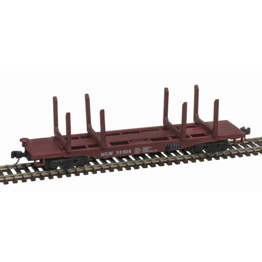 Atlas 50006289 N Scale 45' Logging Flatcar Milwaukee Road MILW 59908