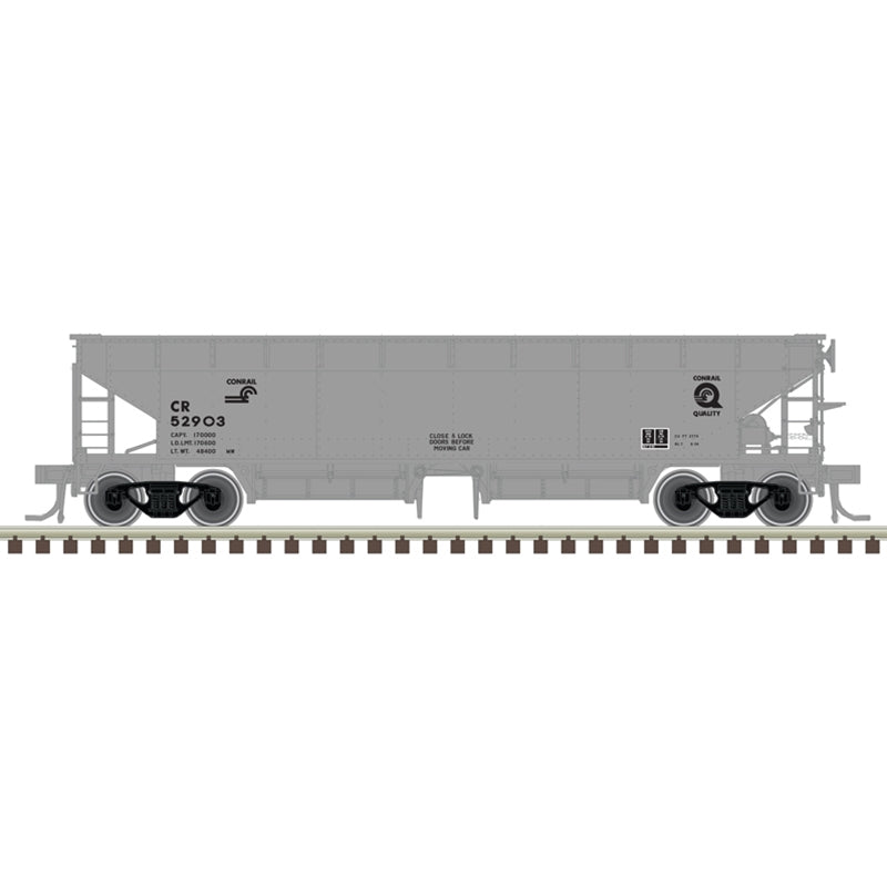 Atlas 50006604 N Scale 70 Ton Hart Ballast Car Conrail Quality CR 52903