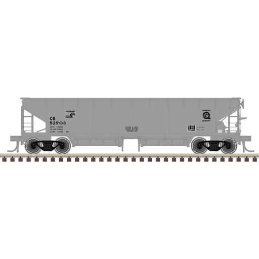 Atlas 50006604 N Scale 70 Ton Hart Ballast Car Conrail Quality CR 52903