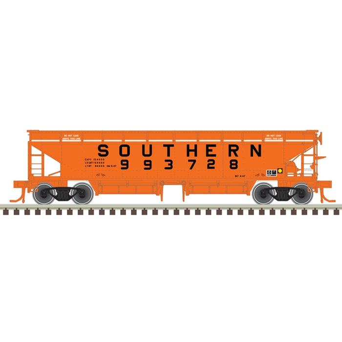 Atlas 50006608 N Scale 70 Ton Hart Ballast Car Southern 993627