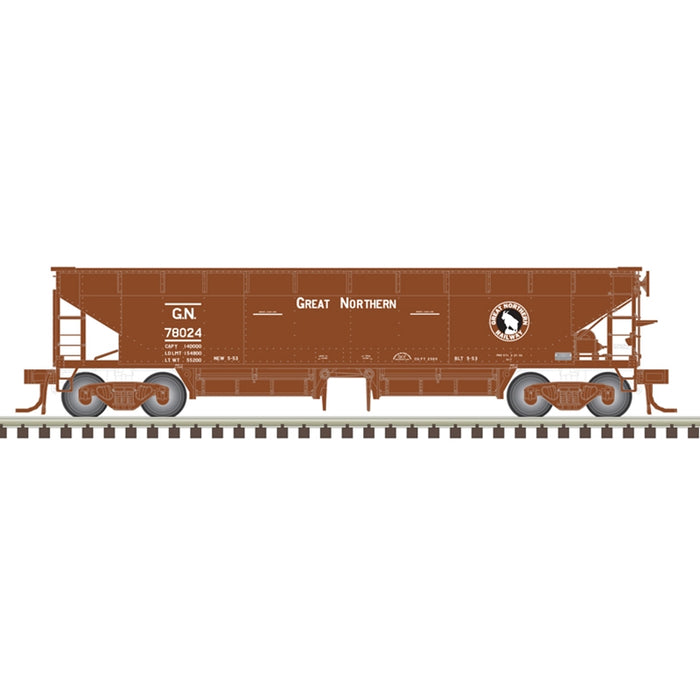 Atlas 50006614 N Scale 70 Ton Hart Ballast Car Great Northern GN 78024