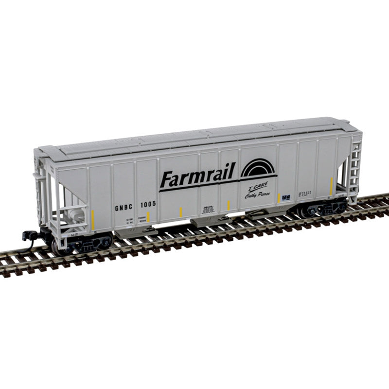 Atlas 50006793 N Scale PS-2 4427 3 Bay Covered Hopper Farmrail GNBC 1005