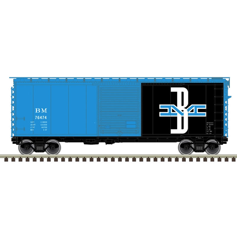 Atlas 50007361 N Scale PS-1 40' Boxcar Boston & Maine B&M 76474