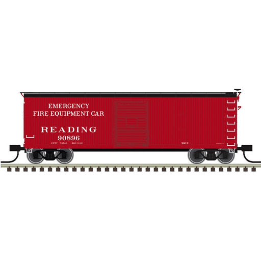 Atlas 50007969 N Scale USRA Double Sheathed Boxcar Reading (Fire Car) RDG 90896