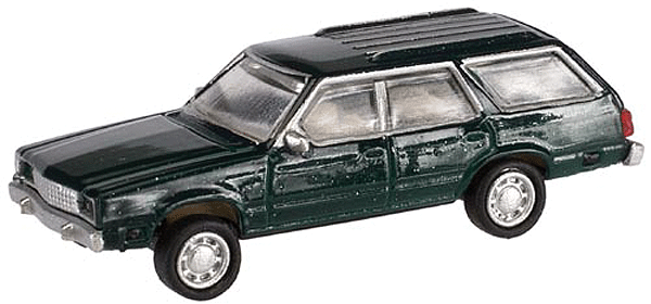 Atlas 60000011 N Scale 1978 Ford Fairmont Wagon - Dark Jade Metallic (2 Pack)