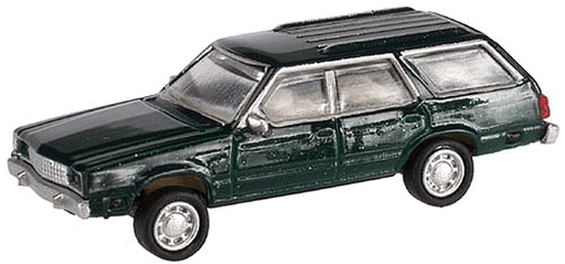 Atlas 60000011 N Scale 1978 Ford Fairmont Wagon - Dark Jade Metallic (2 Pack)
